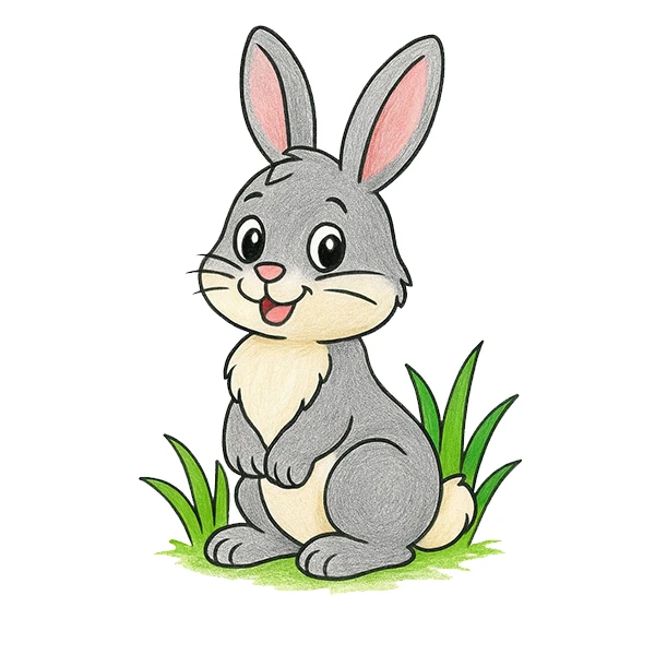 استیکر پارچه و لباس پاد آفرین طرح خرگوشی کد 725