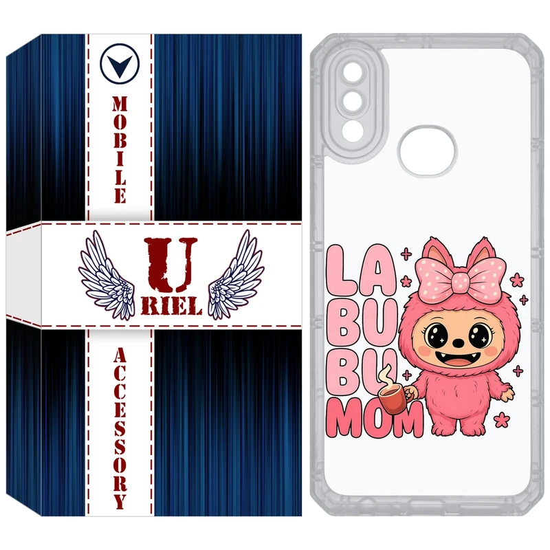 کاور یوریل مدل Clear کد 136 طرح لبوبو Labubu مناسب برای گوشی موبایل سامسونگ Galaxy A10S / M10S