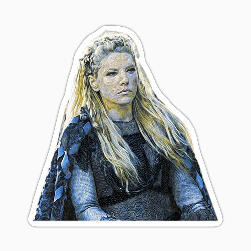 استیکر لپ تاپ و موبایل بووم طرح سریال Vikings مدل Lagertha کد LB87