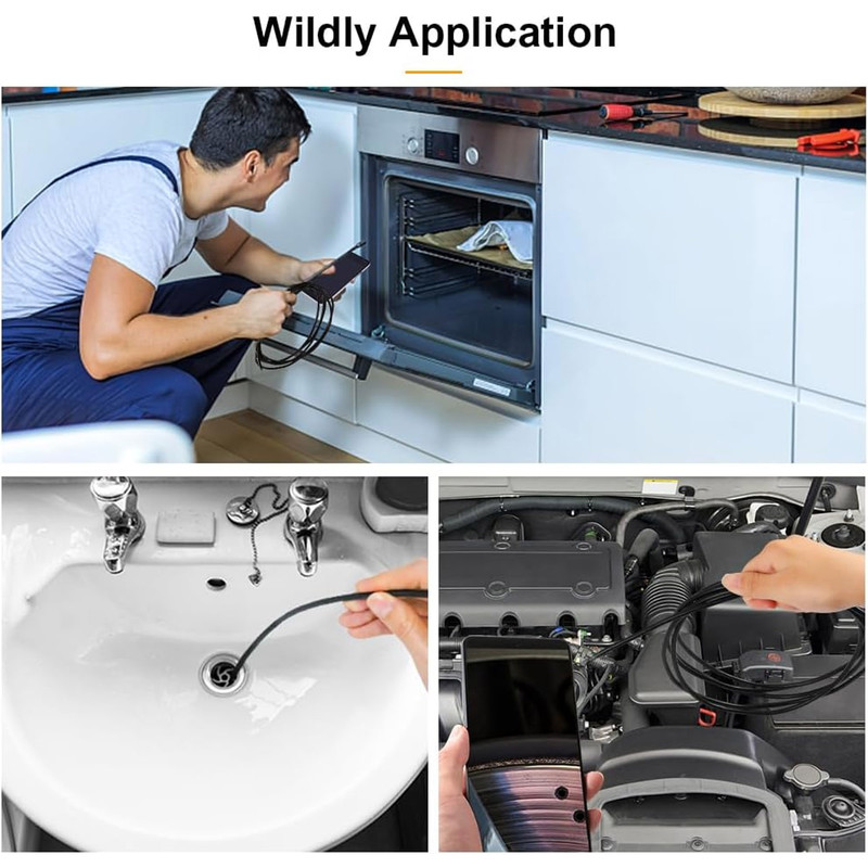 دوربین شلنگی مدل ضدآب چراغدار کد 10M NEW