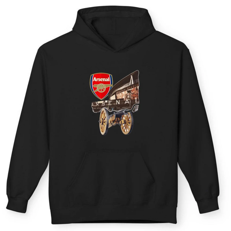 هودی مردانه پاد آفرین مدل فوتبالی آرسنال توپ چی ها کد 1383