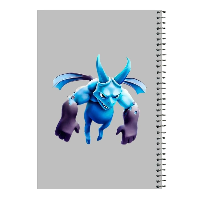 دفتر مشق 80 برگ اس جی مدل کلش رویال کد۵   