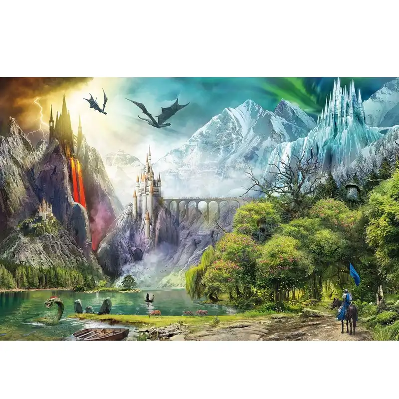 پازل 3000 تکه راونزبرگر مدل Reign of Dragons کد 16462