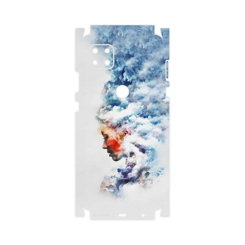 برچسب پوششی ماهوت مدل Women and the Cloud Digital Art-FullSkin مناسب برای گوشی موبایل موتورولا MOTO G 5G