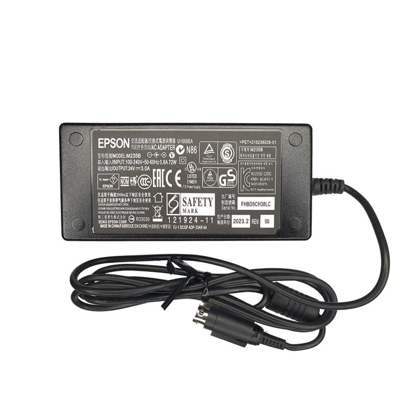 آداپتور 24 ولت 3 آمپر اپسون مدل M235B مناسب برای پرینتر
