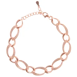 دستبند نقره زنانه کد 2402