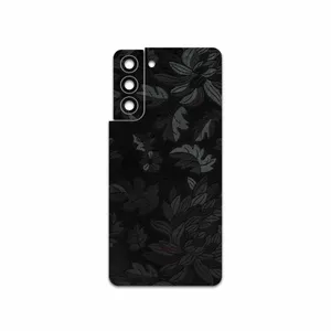 MAHOOT Black-Wildflower Cover Sticker for Samsung Galaxy S21 5G