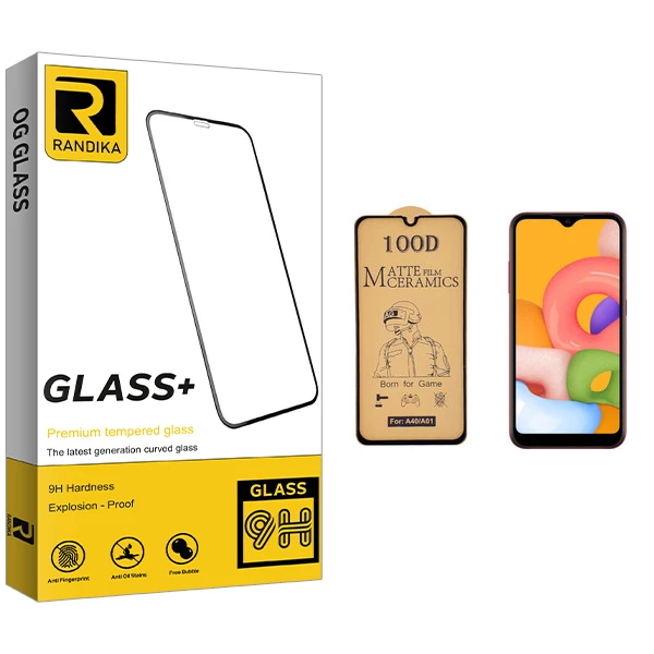 محافظ صفحه نمایش سرامیکی راندیکا مدل GLD مناسب برای گوشی موبایل سامسونگ Galaxy A01