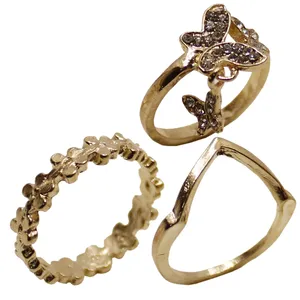 بند انگشتی زنانه کد RKH_1138 مجموعه 3 عددی