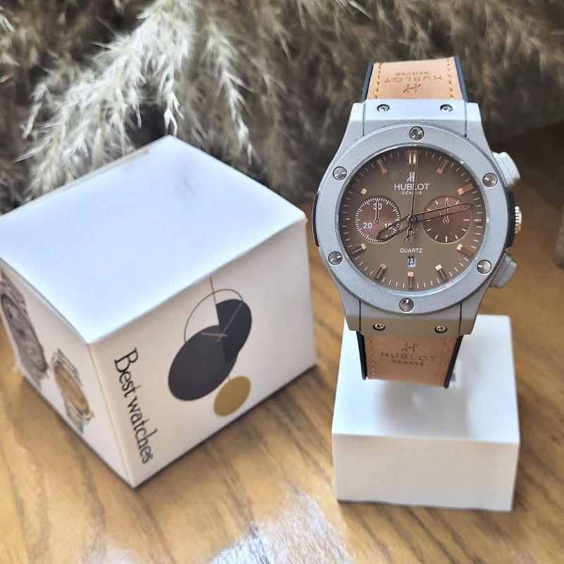 ساعت مچی عقربه‌ای مردانه  مدل ساده تک موتور