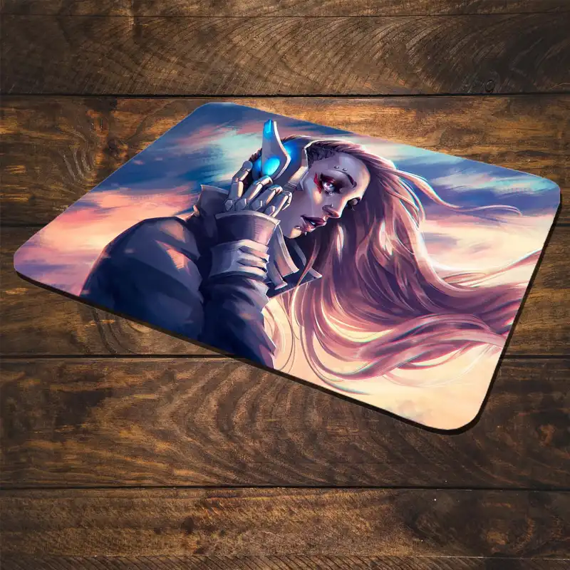 ماوس پد طرح دختر کد B211