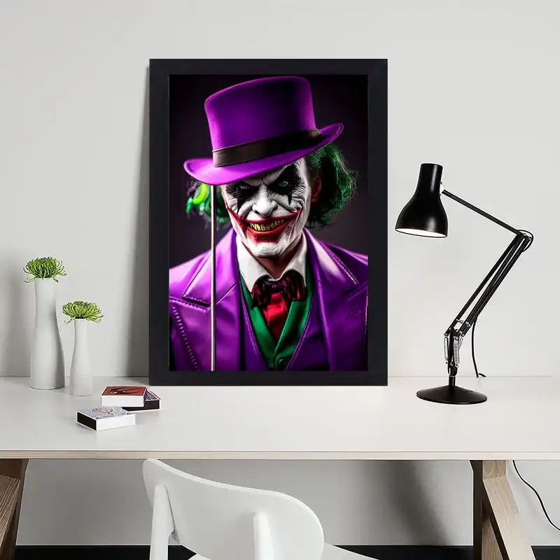 تابلو نوری گیم دکور طرح جوکر مدل joker21
