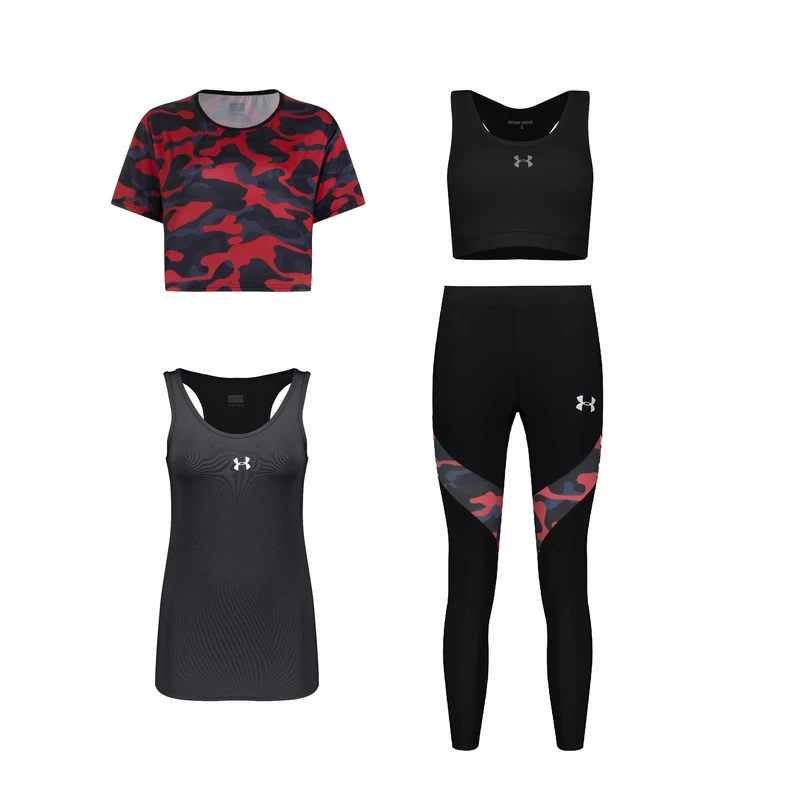 ست چهار تکه لباس ورزشی زنانه مدل 1801-1401-9101-56