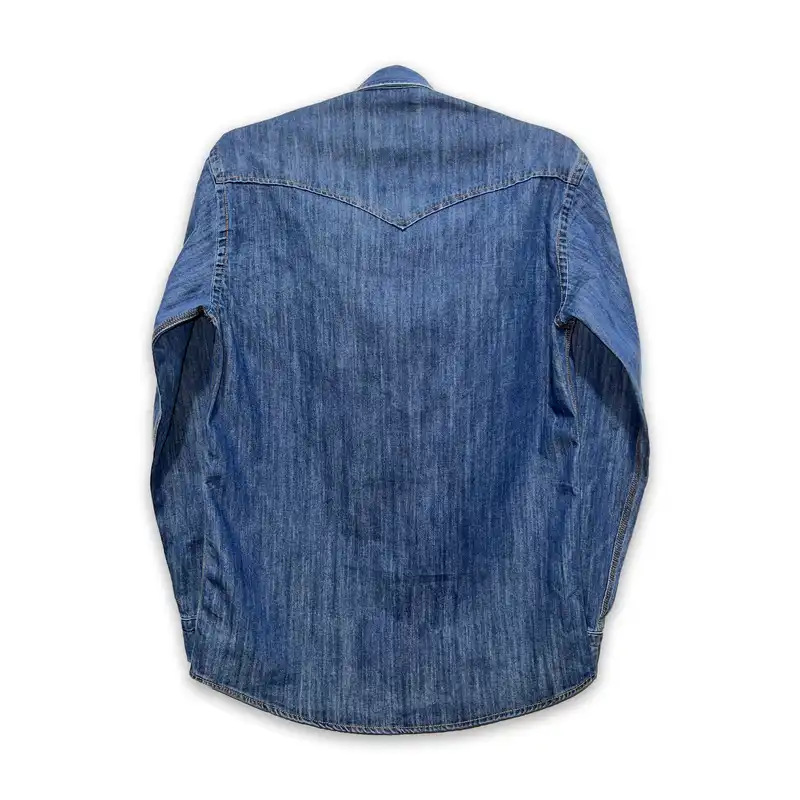 پیراهن آستین بلند مردانه گالف برد مدل Denim-Monaco-01