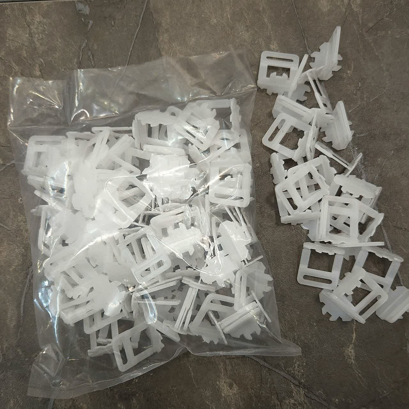 پایه تراز کاشی مدل کلیپس مجموعه 100 عددی