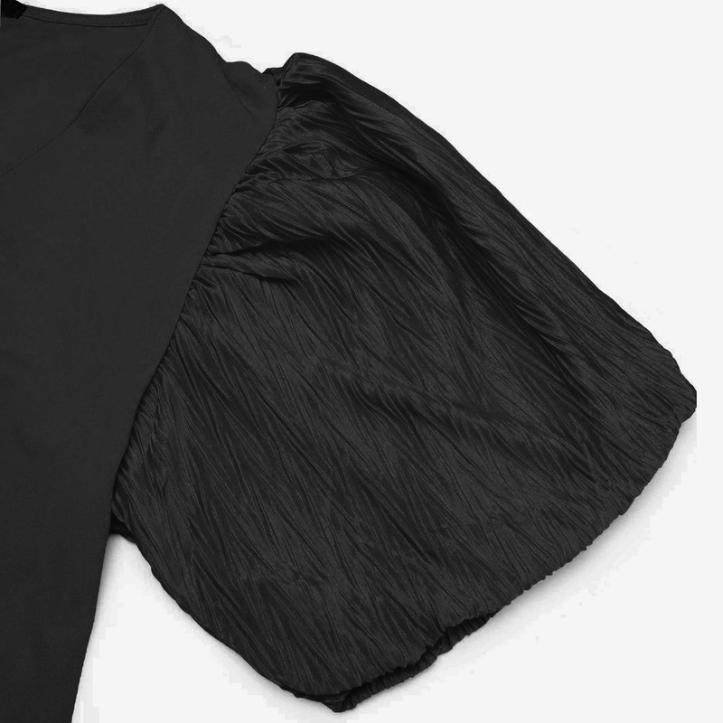 بلوز آستین کوتاه زنانه جوتی جینز کد 202915 رنگ مشکی