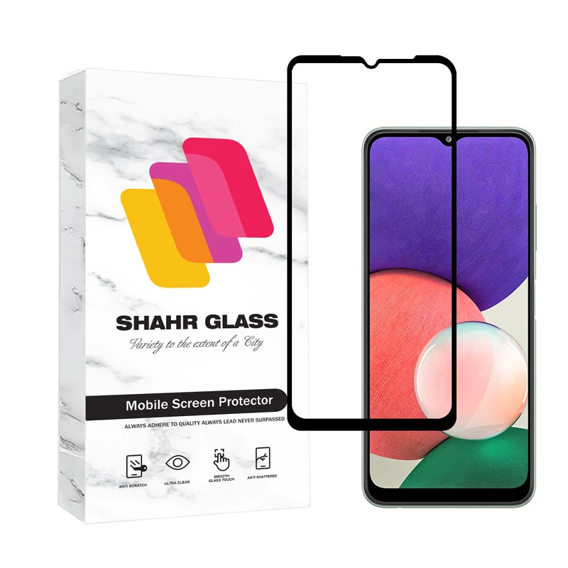 محافظ صفحه نمایش شهر گلس مدل FULPLUSSH مناسب برای گوشی موبایل سامسونگ Galaxy A22 5G
