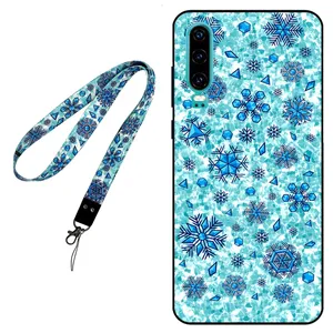 Megafone Snow Flake 0014 Cover For Huawei P30 Mobile Neckband 