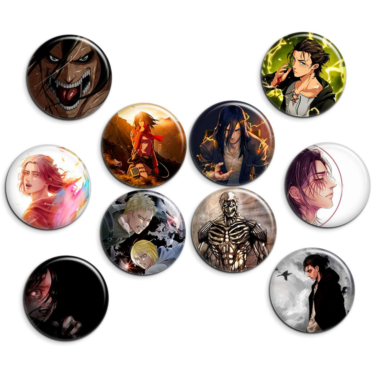 پیکسل پرمانه طرح Attack on Titan کد pmg.5274 مجموعه 10 عددی