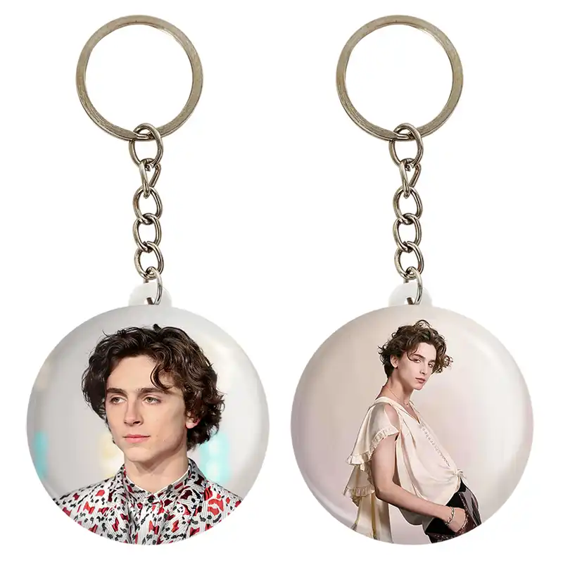 جاکلیدی خندالو مدل تیموتی شالامی Timothée Chalamet کد 1928419281 مجموعه 2 عددی