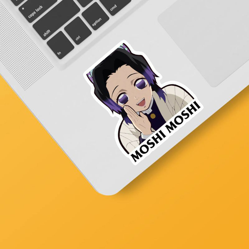 استیکر لپ تاپ و موبایل بووم طرح انیمه شیطان کش کد 132