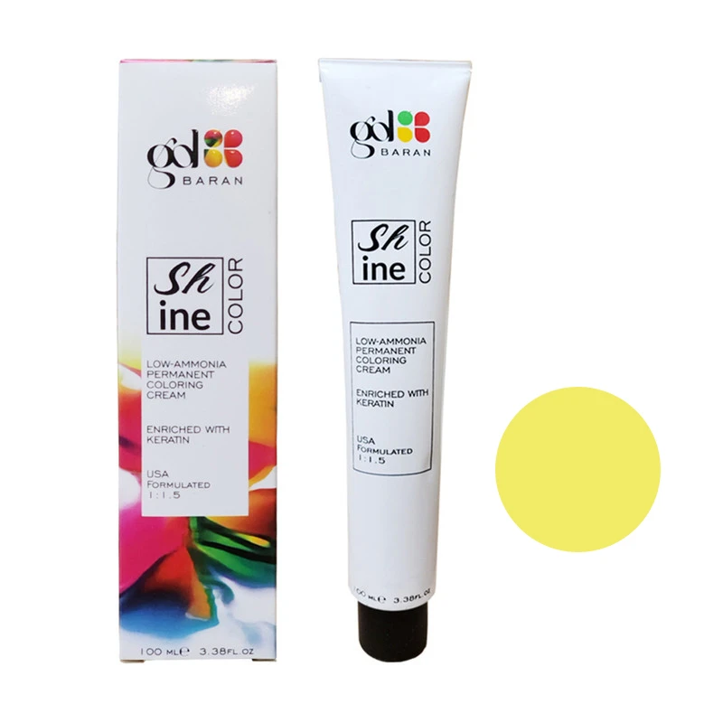 رنگ مو گلباران مدل shine شماره 10.0 حجم 100 میلی لیتر رنگ روشن ترین بلوند طبیعی