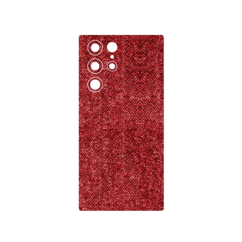 برچسب پوششی ماهوت مدل Fabric Texture 4 مناسب برای گوشی موبایل سامسونگ Galaxy S22 Ultra 5G