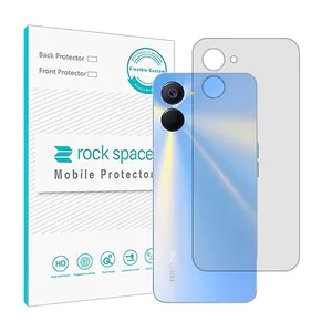 Rock space HyGEL model Transparent phone back protector suitable for Realme V20 mobile phone