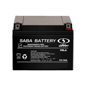 باتری 12 ولت 28 آمپر صبا باتری مدل sb