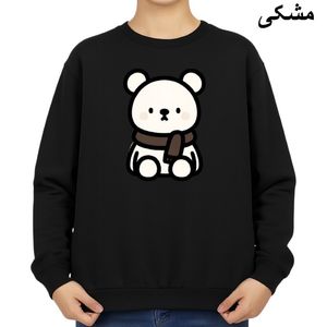 سویشرت زنانه مدل خرس و شال کد v24 