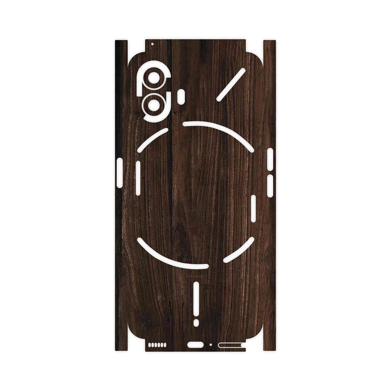 برچسب پوششی ماهوت مدل Dark_Walnut_Wood-FullSkin مناسب برای گوشی موبایل ناتینگ Phone 2