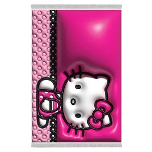 فرش پارچه‌ای دفه مدل فرشینه طرح فانتزی کد 8013