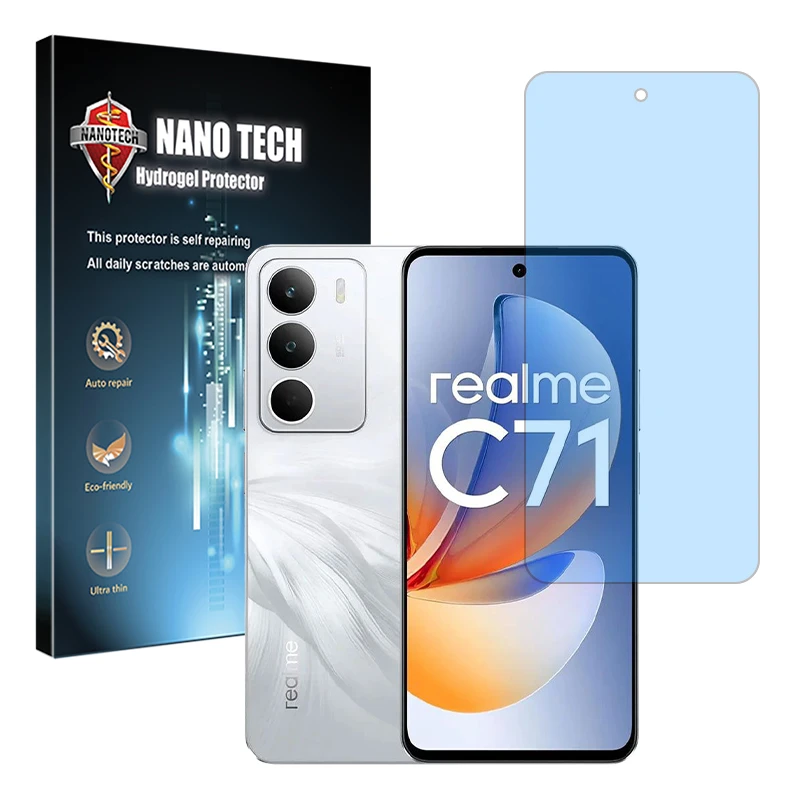 محافظ صفحه نمایش مات آنتی بلو نانو تک مدل Tough مناسب برای گوشی موبایل ریلمی C71