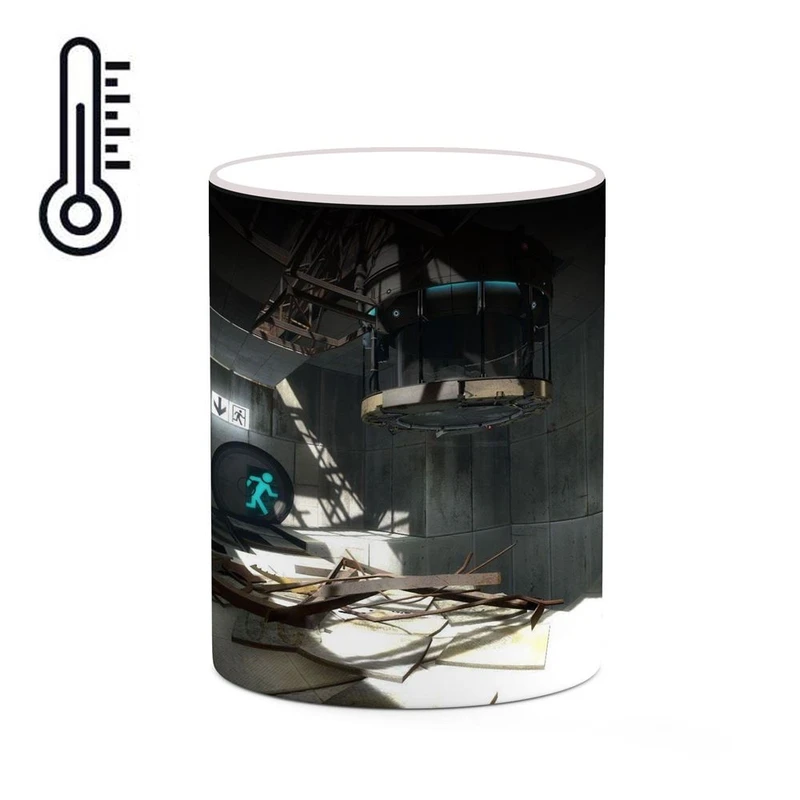 ماگ حرارتی کاکتی مدل بازی پورتال Portal 2 کد mgh29970
