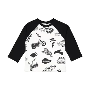 تی شرت آستین بلند پسرانه جی بی جو مدل 1482-01