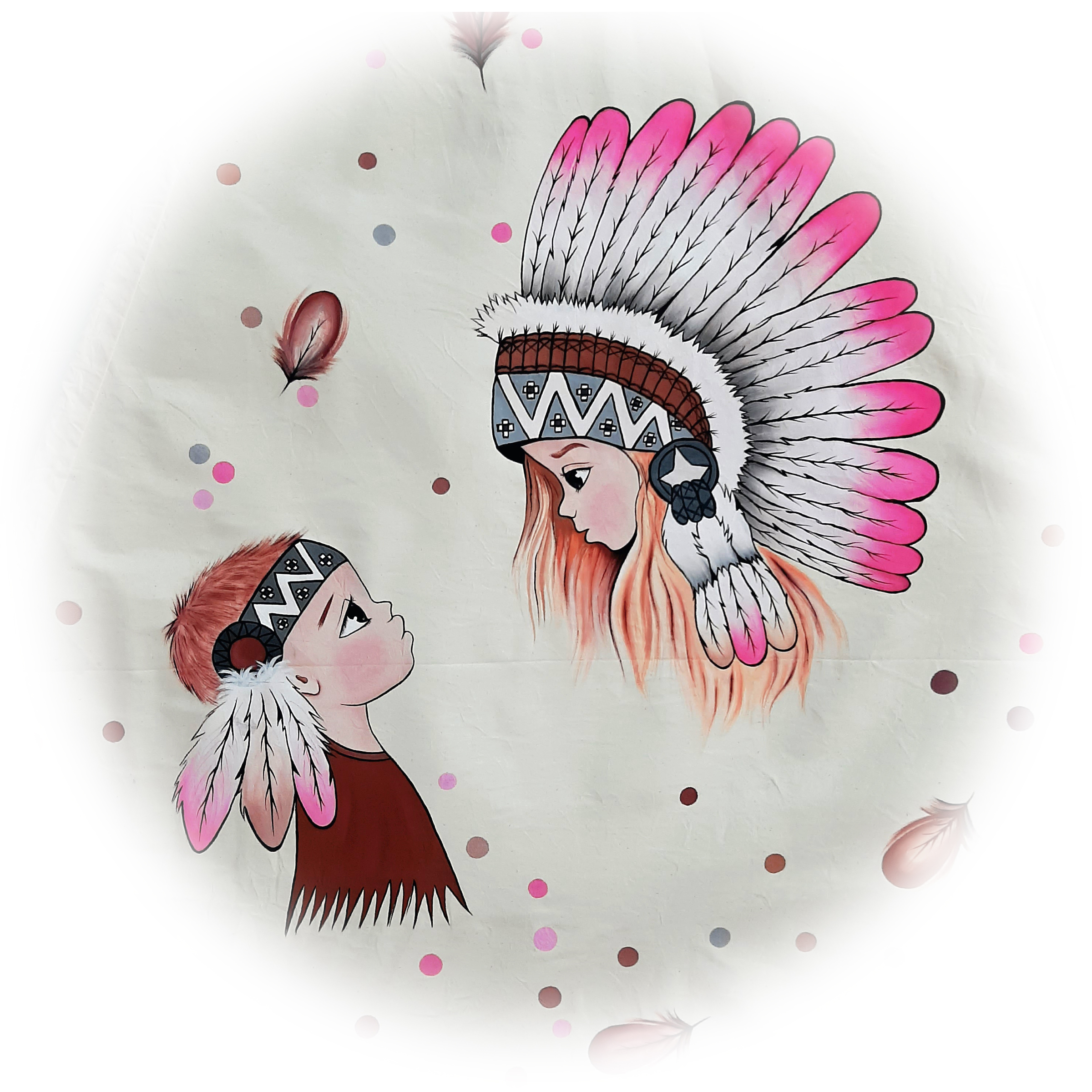 چادر بازی کودک طرح سرخپوست