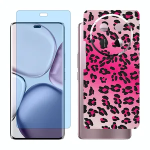 Glass Together model matte anti bluescreen protector suitable for Honor X9c mobile phone with back cover sticker