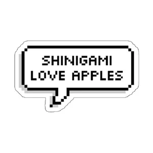 استیکر لپ تاپ مدل Shinigami Love Apples