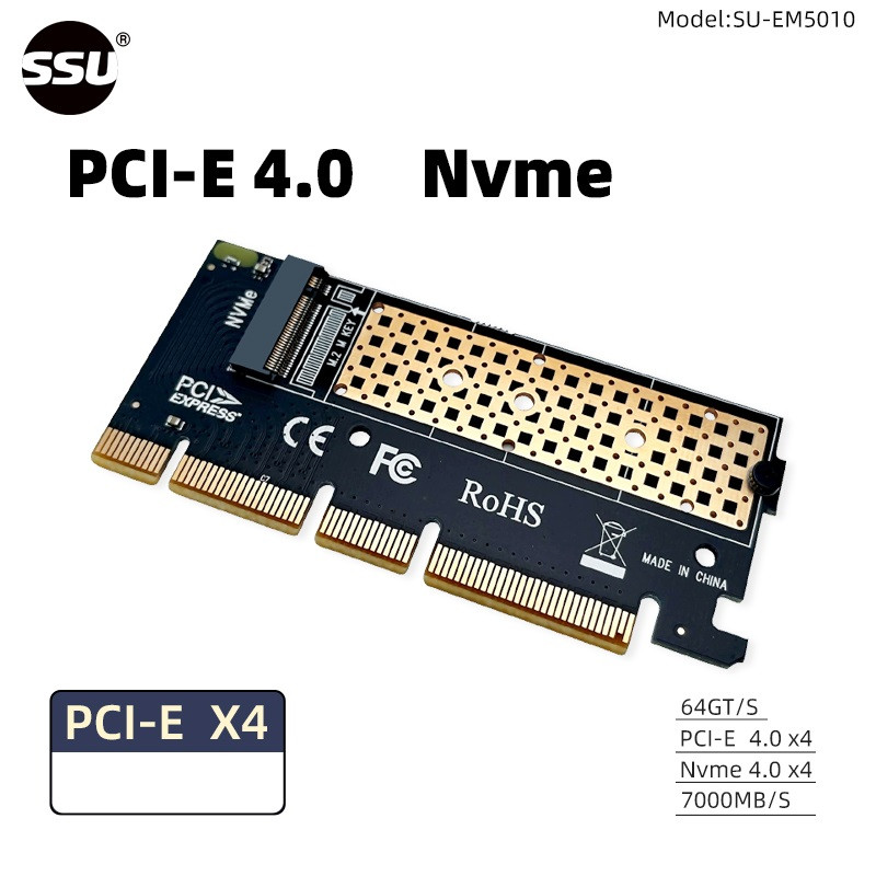 کارت تبدیل PCI-E به M2 SSD NVME اس اس یو مدل SU-EM5010