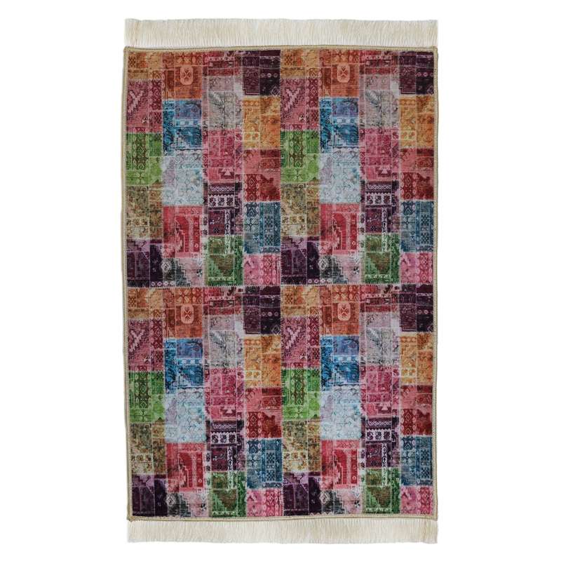 فرش پارچه ای هانوکس طرح رنگین کمان کد IFF.415.05