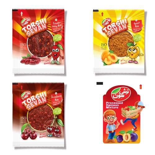 تمر خمیری 4 طعم ترش سون - 925 گرم بسته 20 عددی