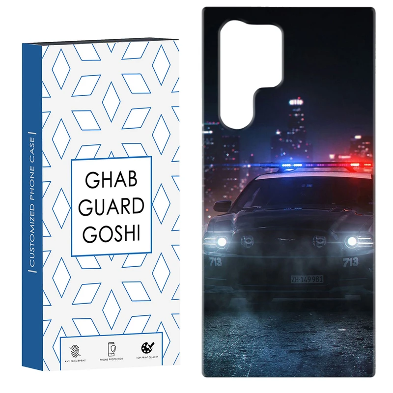 کاور قاب گارد گوشی طرح پلیسی کد Dimo-139 مناسب برای گوشی موبایل سامسونگ Galaxy S22 ULTRA