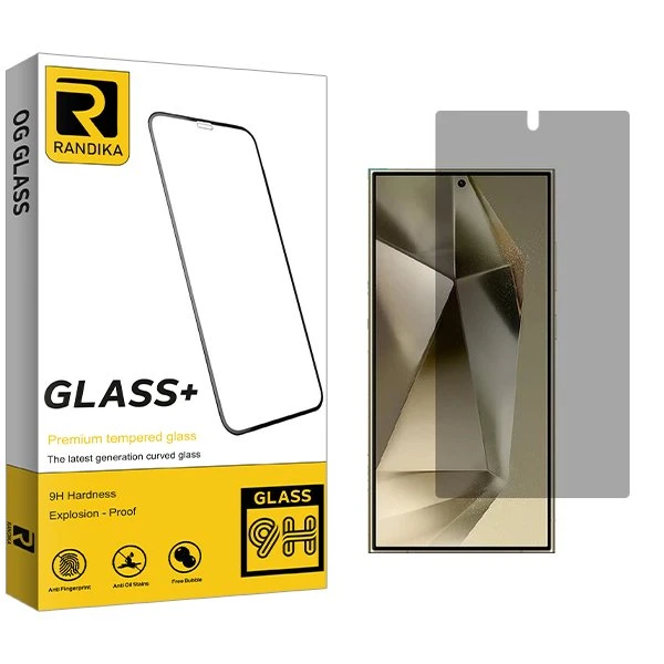 محافظ صفحه نمایش حریم شخصی راندیکا مدل RK مناسب برای گوشی موبایل سامسونگ Galaxy S24 Ultra