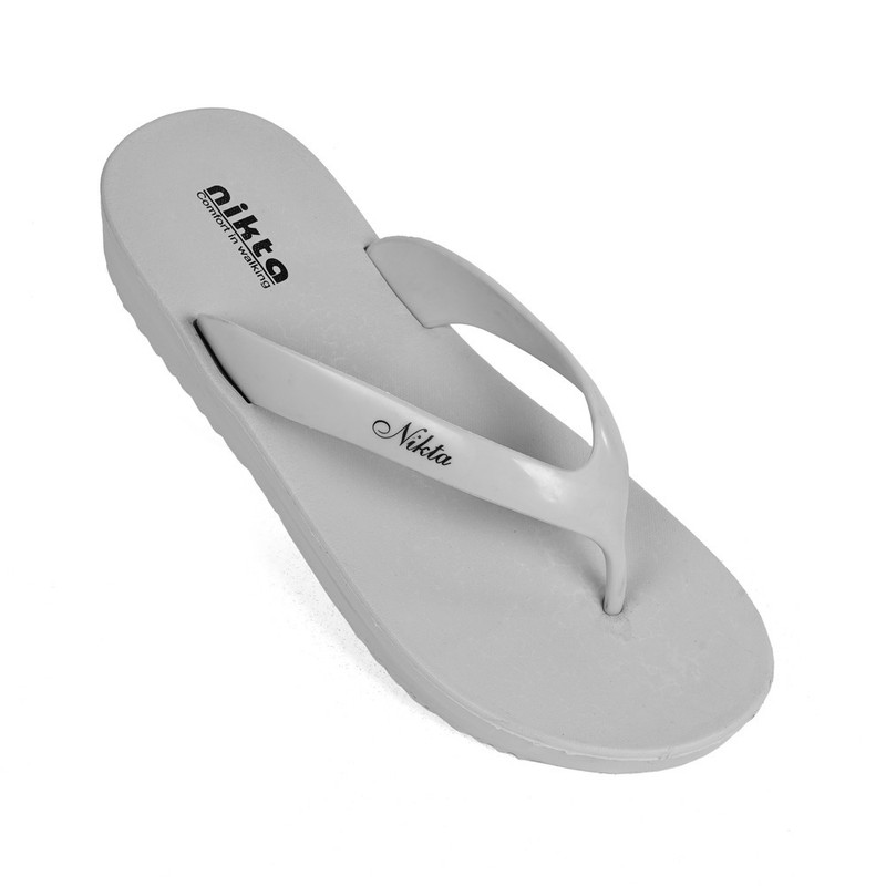 دمپایی لا انگشتی زنانه نیکتا مدل 294 رنگ طوسی