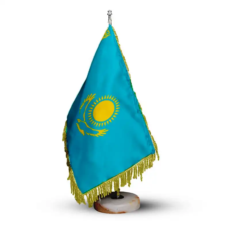 پرچم رومیزی مدل قزاقستان