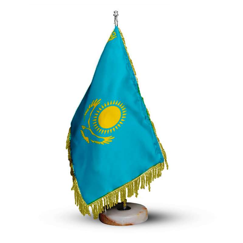 پرچم رومیزی مدل قزاقستان