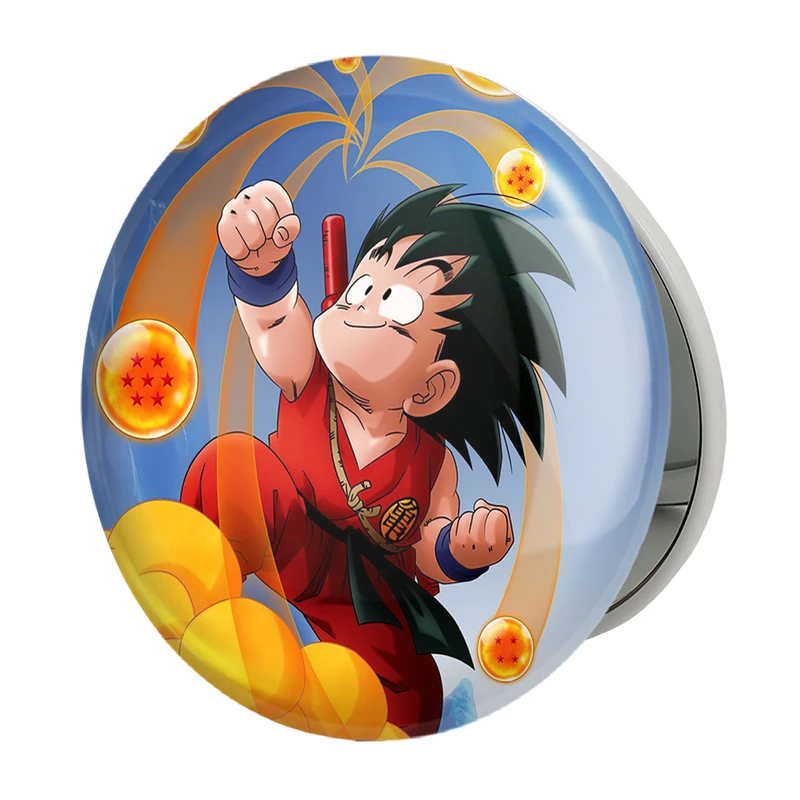 آینه جیبی خندالو طرح گوهان انیمه دراگون بال Dragon Ball مدل تاشو کد 4945 