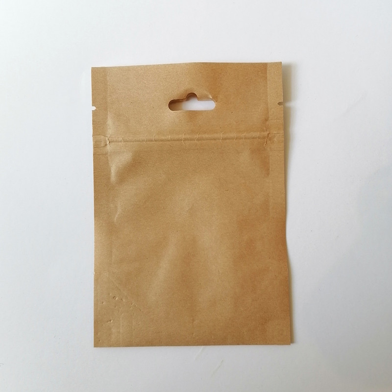 پاکت زیپ دار مدل کرافت پنجره دار بسته 50 عددی