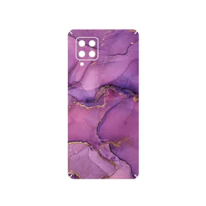 MAHOOT Purple Marble Cover Sticker for Samsung Galaxy A42
