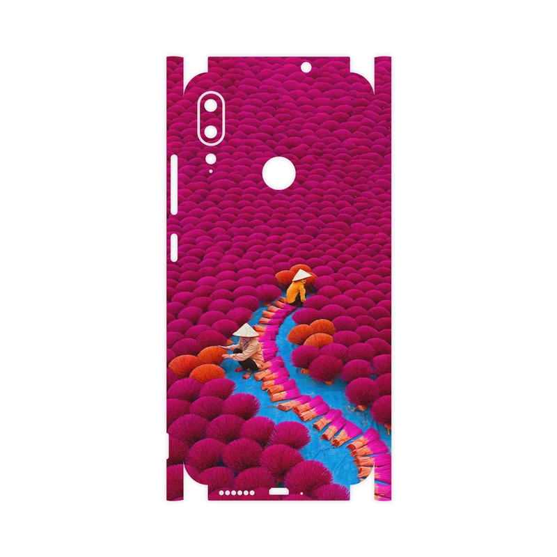 برچسب پوششی ماهوت مدل Vietnam Incense Wood Farms-FullSkin مناسب برای گوشی موبایل موتورولا Moto E6 Plus